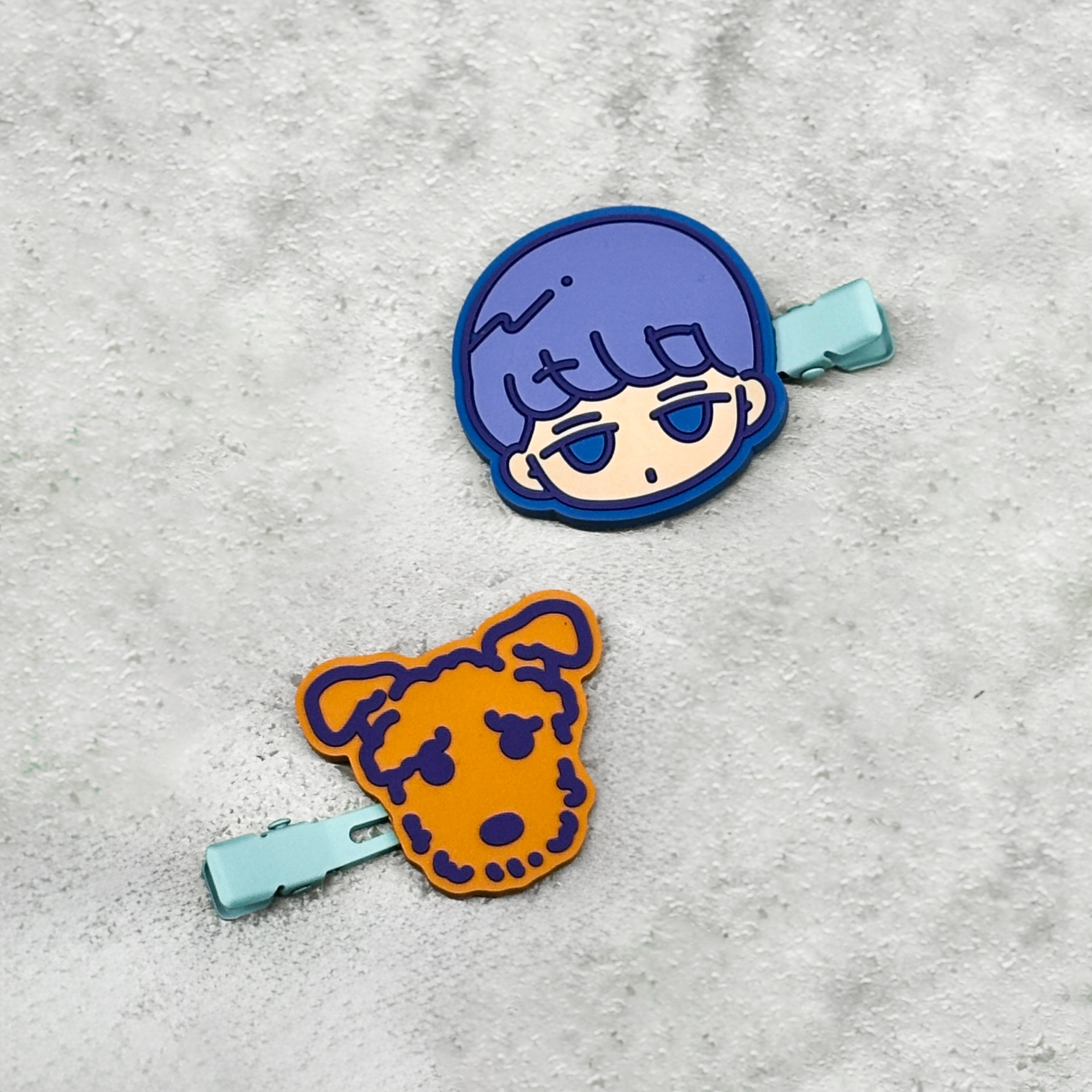 おねぼけかわいこちゃんたちヘアクリップ